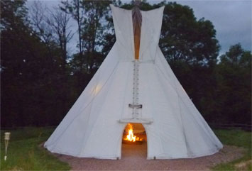 Gite de groupe Tipi Camp