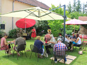La bicyclette fleurie